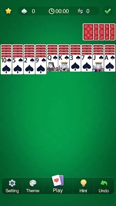 Spider Solitaire - Screenshot 1