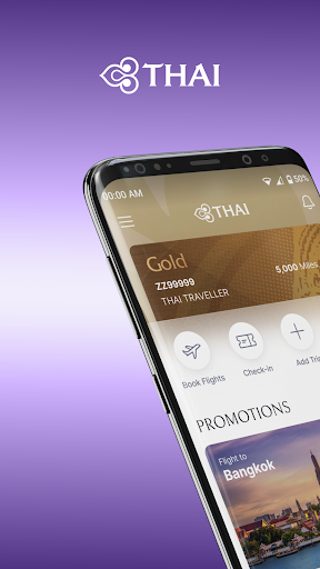 Android application Thai Airways screenshort