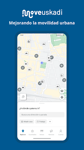Android application Moveuskadi screenshort