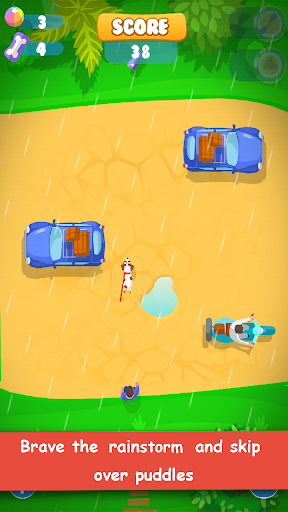 Android application Doggie Run : dog running game! screenshort