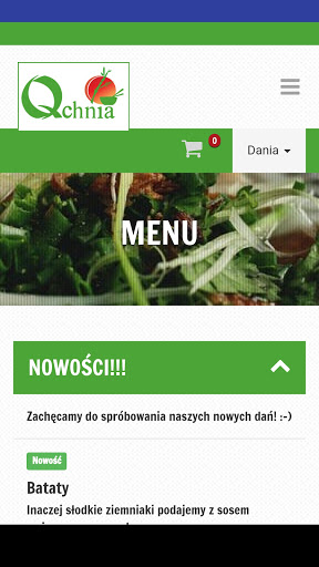 Android application Qchnia Vietnamese Cuisine screenshort