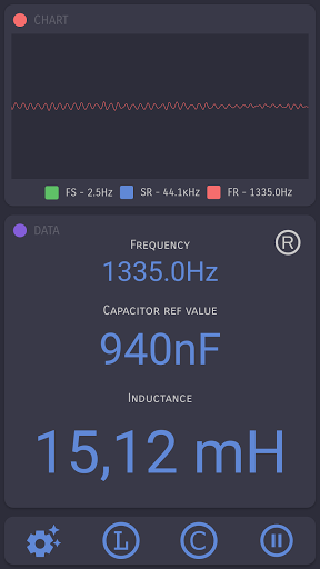 LC meter (DIY project) Screen 2