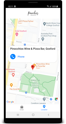Pinocchios Wine & Pizza Bar Screen 2