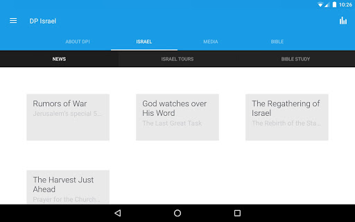 Screenshot of Derek Prince Israel