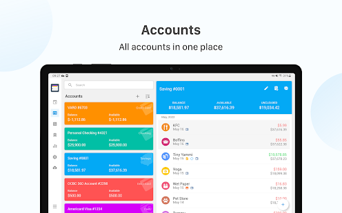 Account Tracker - bWallet Screenshot
