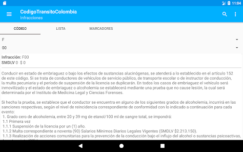 Captura 11 Normas de Tránsito Colombiano android
