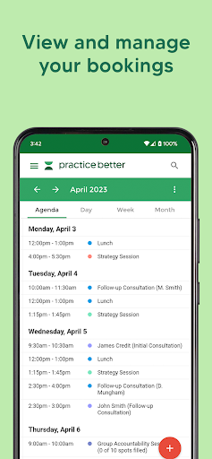 Android application Practice Better screenshort