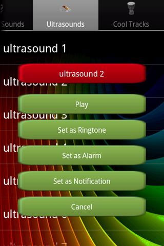Cool Sounds (Jokes, ringtones) Screen 2