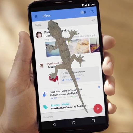 Lizard On Screen Prank logo