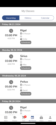 Fit Studio Manager Demo