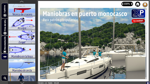 Android application Maniobras en puerto mono 2.0 screenshort