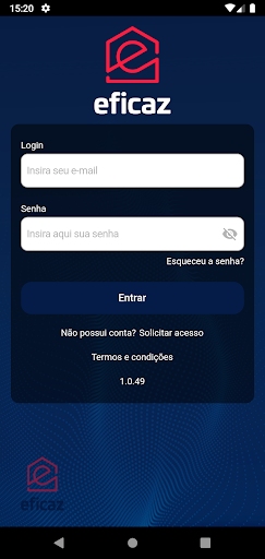 Android application Eficaz Condomínios screenshort