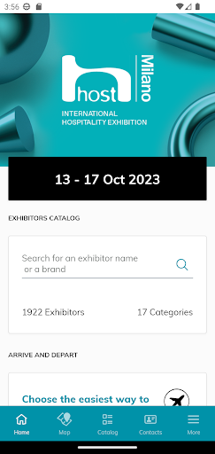 Android application Host Milano screenshort