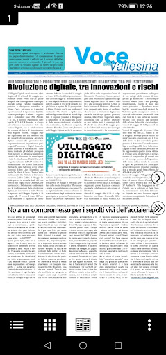 Android application Voce della Vallesina screenshort