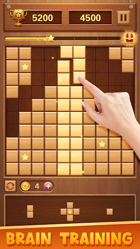 Wood Block Puzzle - Free Classic Brain Puzzle Game apkpoly screenshots 20