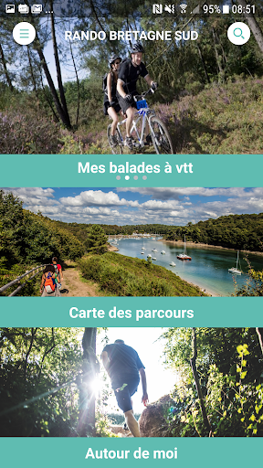 Android application Rando Bretagne Sud screenshort