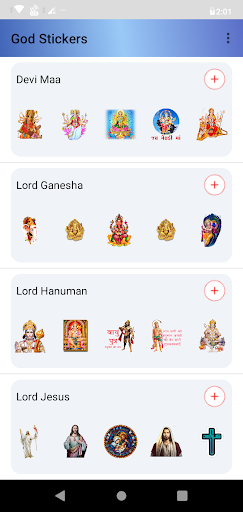 God stickers Screen 2