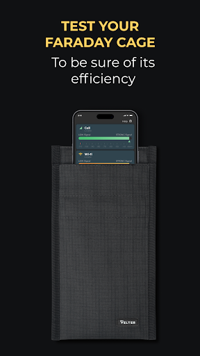 Android application Shielding Tester screenshort