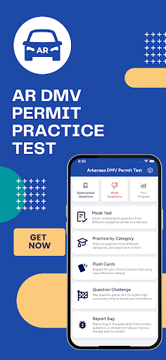 Android application AR DMV Permit Practice Test screenshort