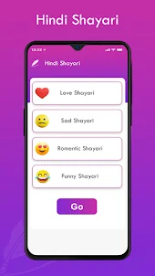 Hindi Shayari - Love,Sad,Funny