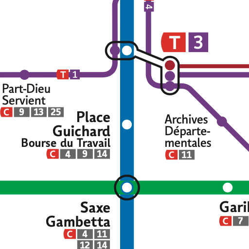 Lyon Metro Map (Offline) 1.3.0 Icon