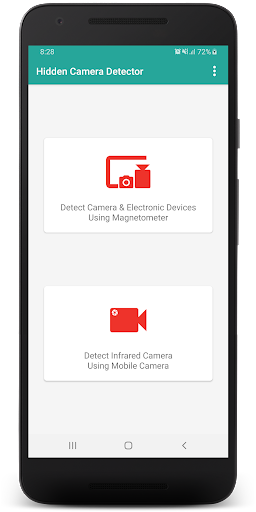 Android application Hidden Camera Detector: Bug Fi screenshort