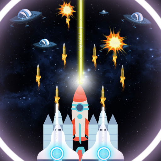 Rocket ship - attacking game