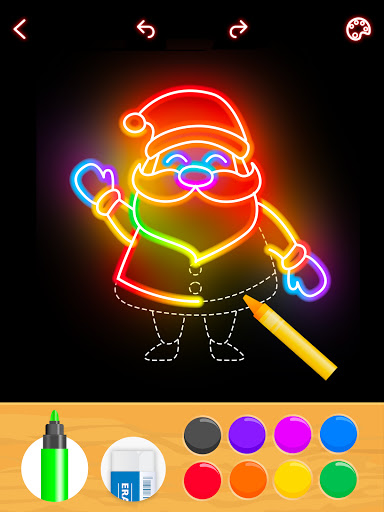 Draw Glow Christmas - Casual - games