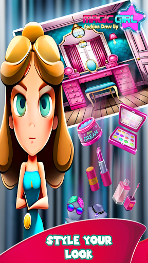 Android application Magic Girl: Dress Up Game screenshort