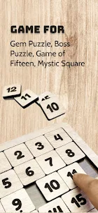 Number blocks sliding puzzle