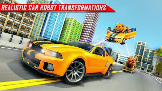 Lion Robot Car Game:Robot Game  screenshots 14