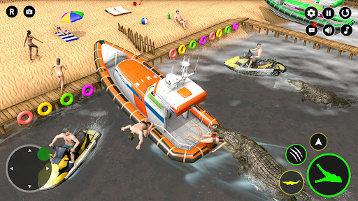 Crocodile Animal Sim Games 3D Screen 3