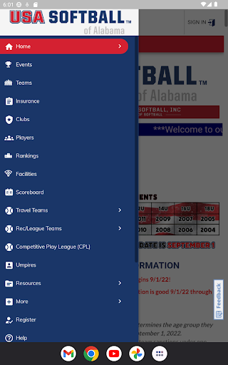 USA Softball of Alabama