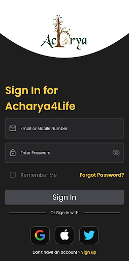 Acharya4life Screen 3