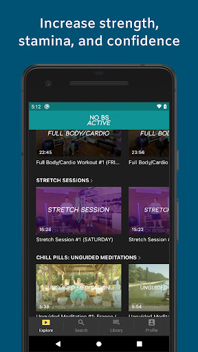 Screenshot of No BS Active