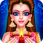 Cover Image of Télécharger Célébration de Diwali de poupée de mode de célébrité indienne  APK