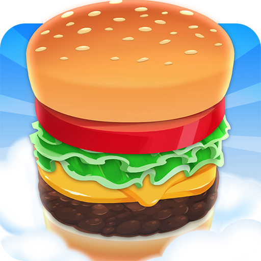 Sky Burger 🍔 Endless Hamburger Stacking Food Game