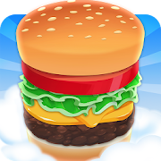 Sky Burger 🍔 Endless Hamburger Stacking Food Game  Icon