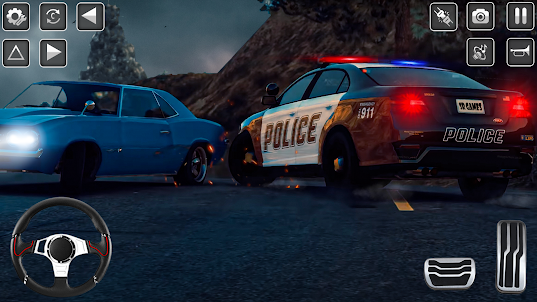 警察遊戲模擬器 2022 - 警察模擬器 - 汽車追逐 3d