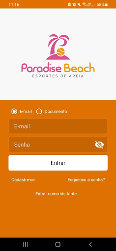 Android application Arena Paradise Beach screenshort