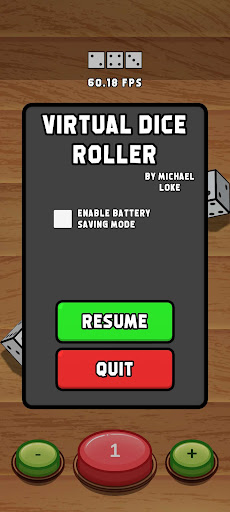 Virtual Dice Roller Screen 3