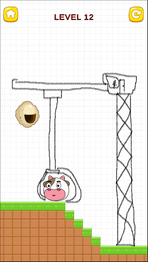 Save The Cow - Draw To Save Screen 2