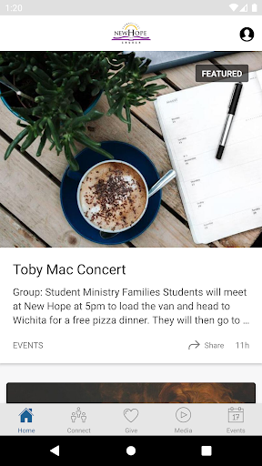 Android application New Hope McPherson screenshort