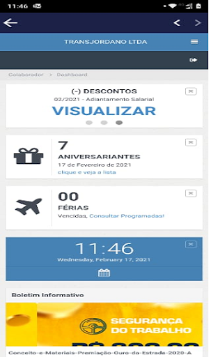 TRANSJORDANO CONNECT Screen 3