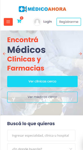 Android application Medico Ahora screenshort
