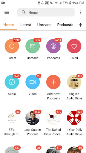 Android application The Gospel App screenshort