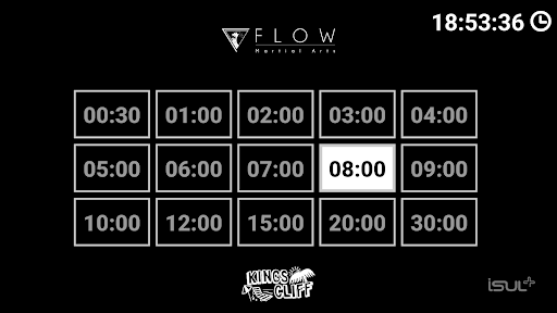 JiuJitsuTimer TV - Flow Screen 2