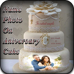Cover Image of Baixar Name photo on anniversary cake 1.6 APK