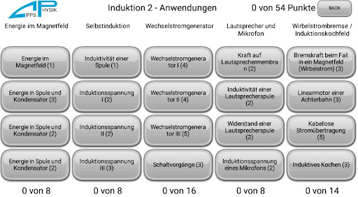 Android application Induktion 2 - Anwendungen screenshort